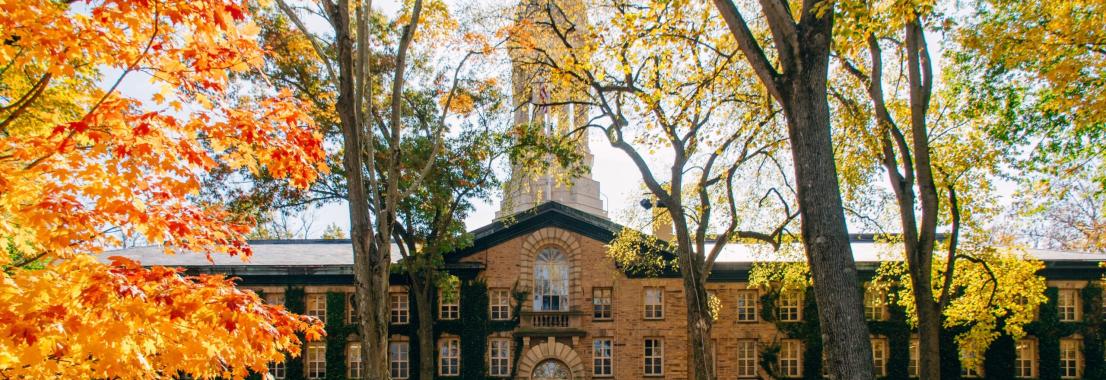 the Main Building of Princeton University at Front Gate  